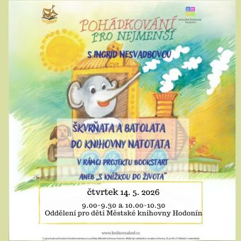 Pohádkování s Ingrid Nesvadbovou v rámci celorepublikového projektu Bookstart aneb S knížkou do života.